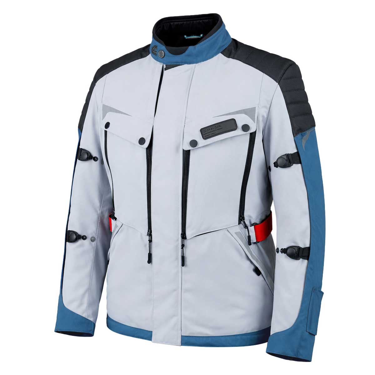 Spada Vanguard CE Waterproof Textile Jacket Racing Grey FREE UK Delivery, FREE 365 Day Returns | Moto Central