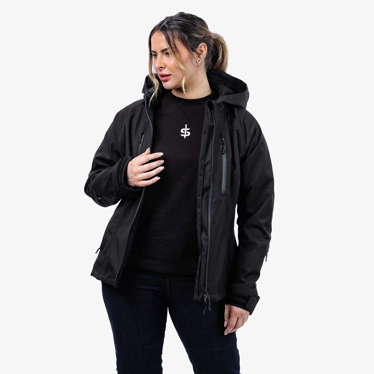 Spada Lula CE Waterproof Ladies Textile Jacket Black FREE UK Delivery, FREE 365 Day Returns | Moto Central