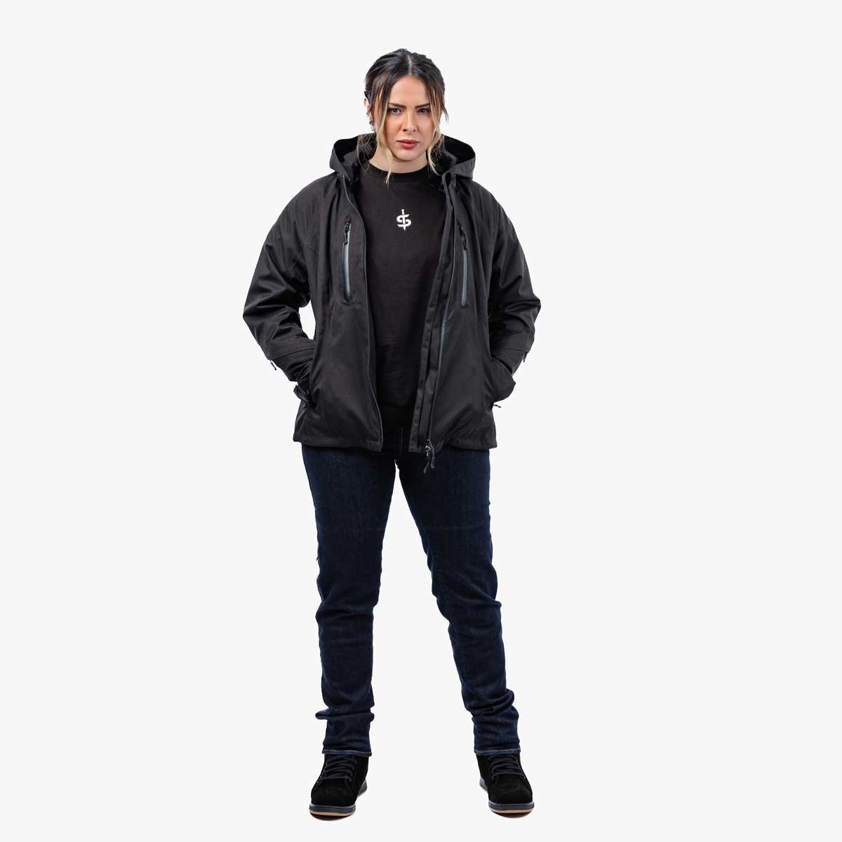 Spada Lula CE Waterproof Ladies Textile Jacket Black FREE UK Delivery, FREE 365 Day Returns | Moto Central