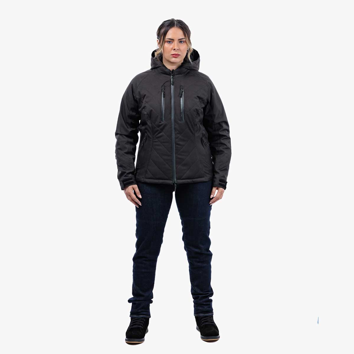 Spada Bella CE Waterproof Ladies Quilted Textile Jacket Black FREE UK Delivery, FREE 365 Day Returns | Moto Central