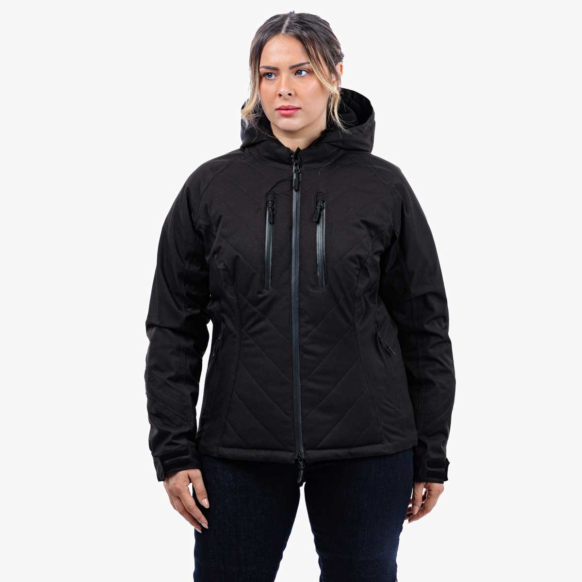 Spada Bella CE Waterproof Ladies Quilted Textile Jacket Black FREE UK Delivery, FREE 365 Day Returns | Moto Central