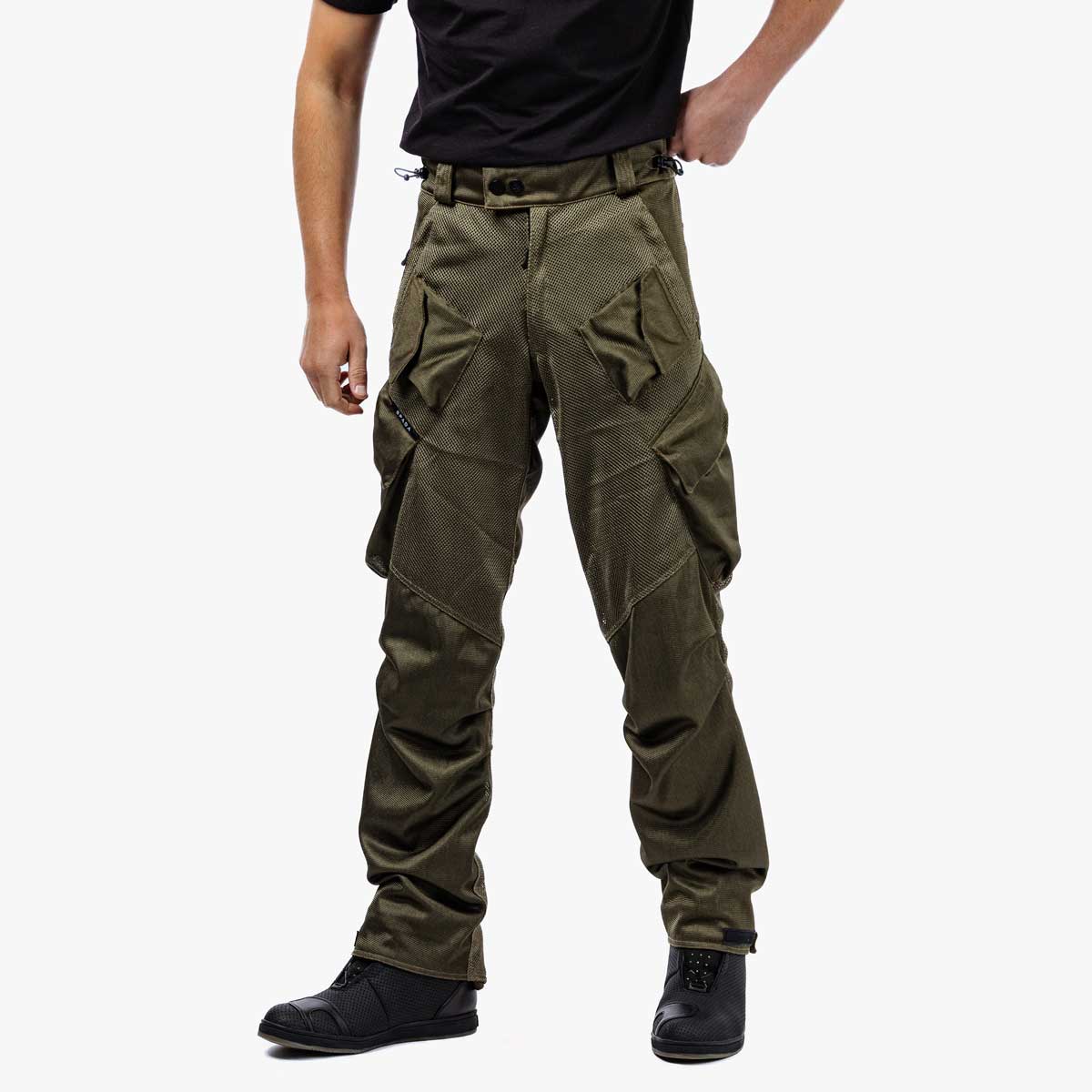 Spada Combat Air CE Textile Trouser Olive Green FREE UK Delivery, FREE 365 Day Returns | Moto Central