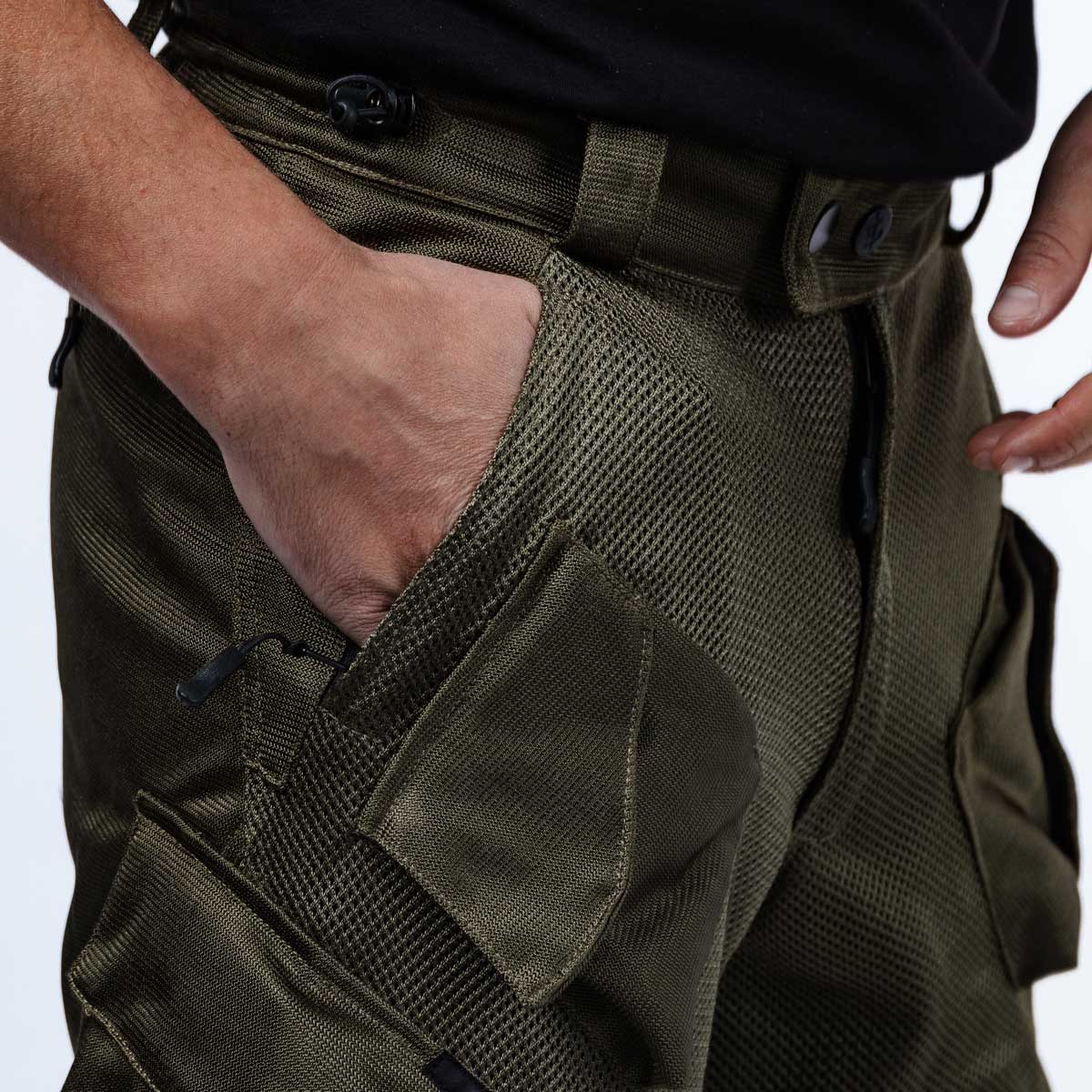 Spada Combat Air CE Textile Trouser Olive Green FREE UK Delivery, FREE 365 Day Returns | Moto Central