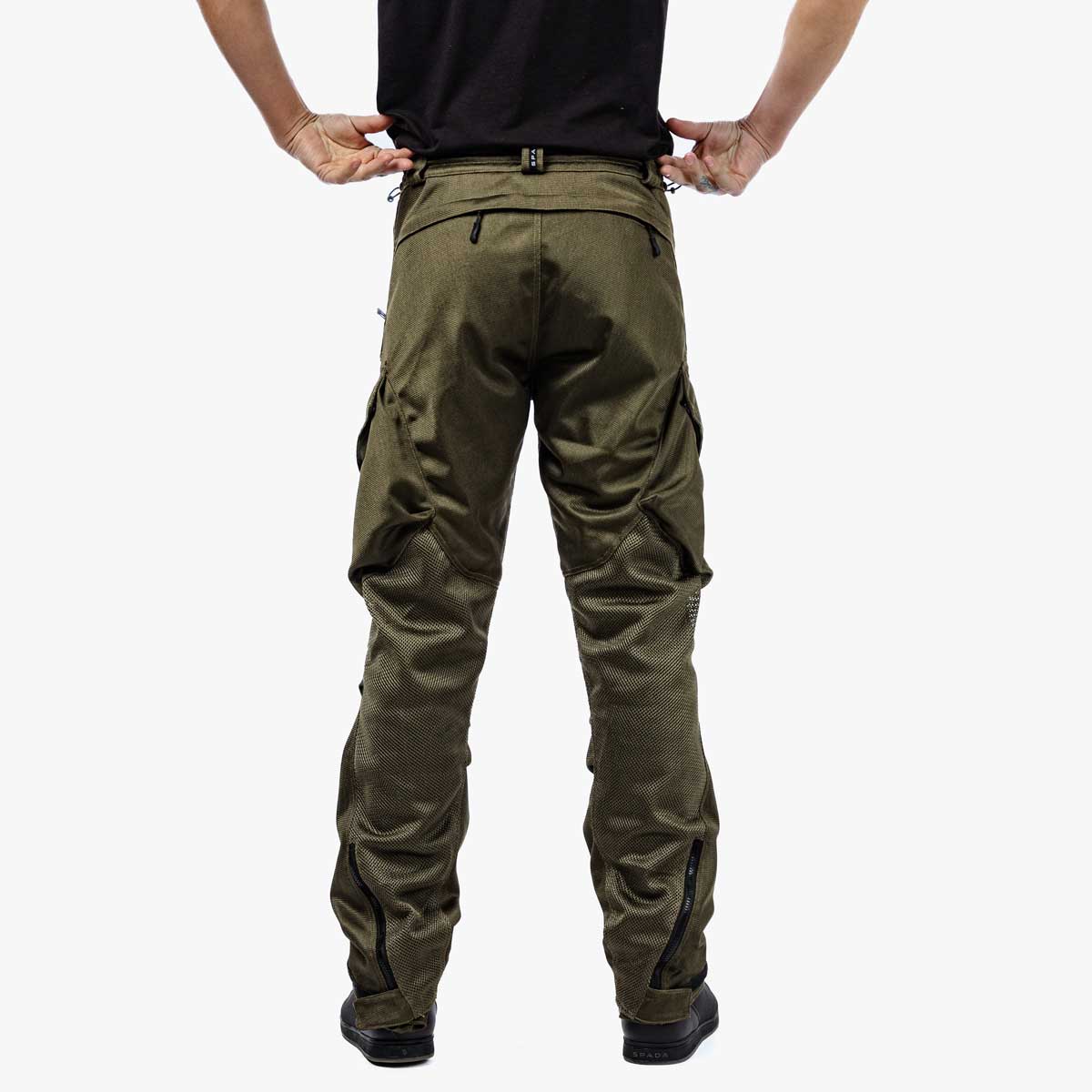 Spada Combat Air CE Textile Trouser Olive Green FREE UK Delivery, FREE 365 Day Returns | Moto Central