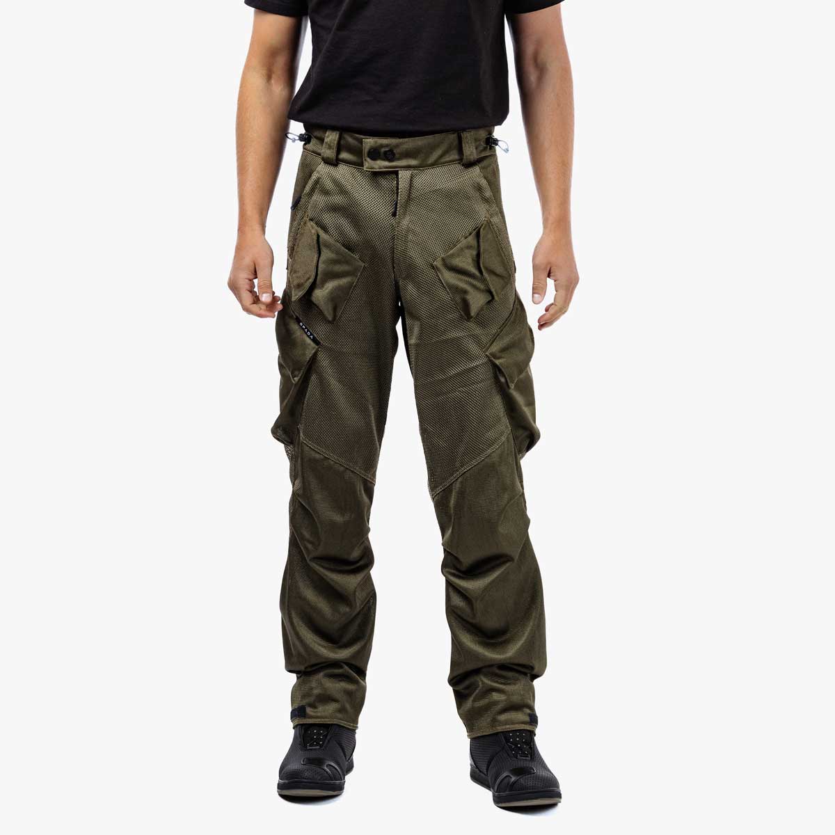 Spada Combat Air CE Textile Trouser Olive Green FREE UK Delivery, FREE 365 Day Returns | Moto Central