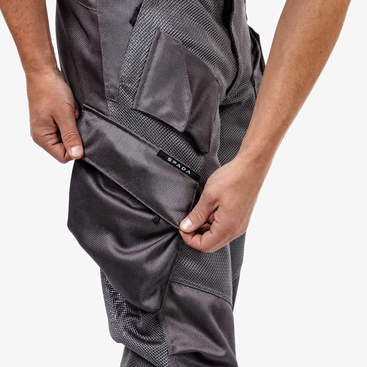 Spada Combat Air CE Textile Trouser Ultimate Grey FREE UK Delivery, FREE 365 Day Returns | Moto Central