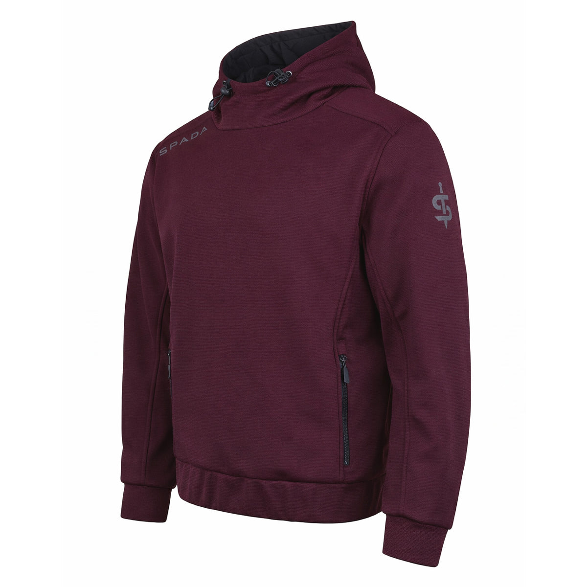 Spada Blade CE Hoodie Port Red FREE UK Delivery, FREE 365 Day Returns | Moto Central