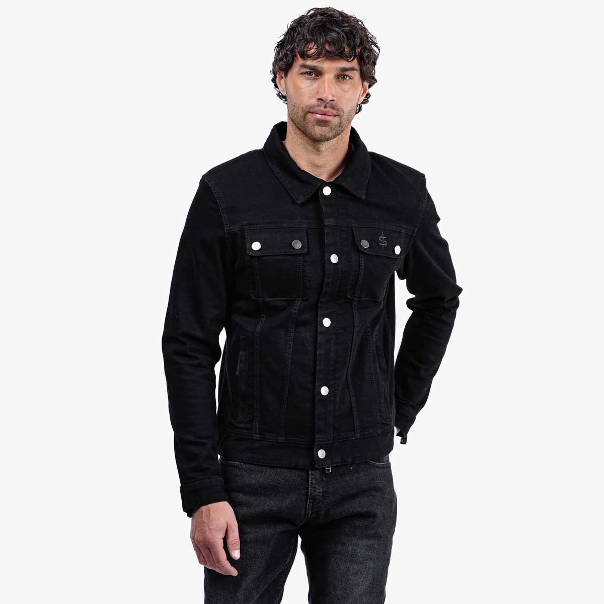 Spada Tura Trucker CE Denim Jacket Solid Black FREE UK Delivery, FREE 365 Day Returns | Moto Central