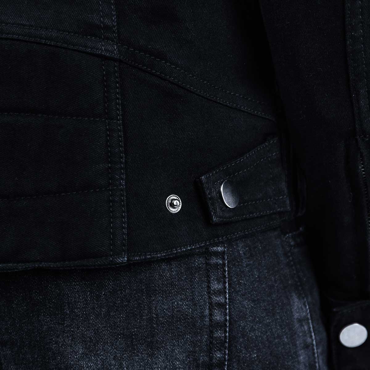 Spada Tura Trucker CE Denim Jacket Solid Black FREE UK Delivery, FREE 365 Day Returns | Moto Central