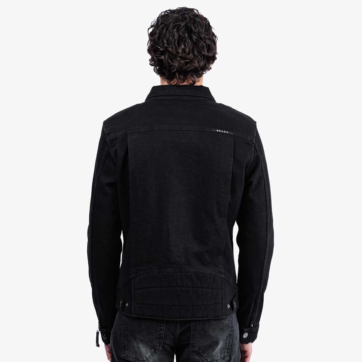 Spada Tura Trucker CE Denim Jacket Solid Black FREE UK Delivery, FREE 365 Day Returns | Moto Central