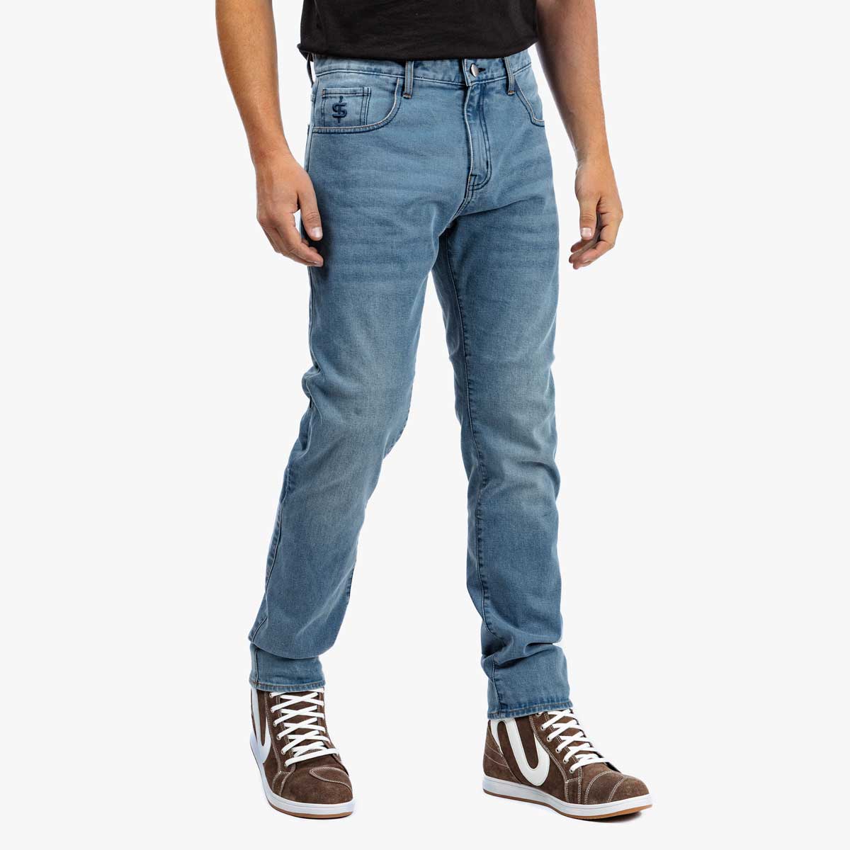 Spada Drifter CE Denim Jeans Beach Blue FREE UK Delivery, FREE 365 Day Returns | Moto Central