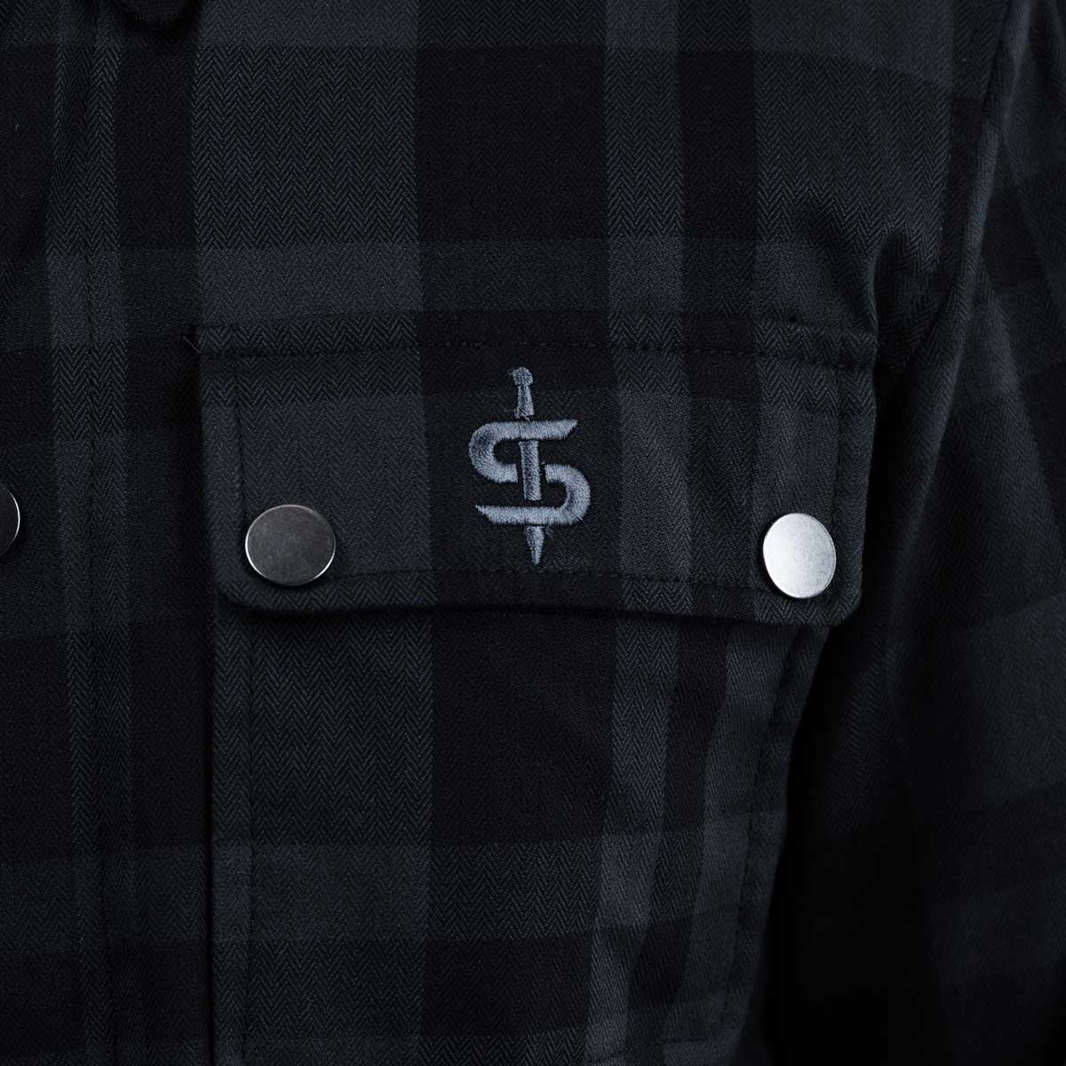 Spada Ember CE Shirt Black / Grey FREE UK Delivery, FREE 365 Day Returns | Moto Central