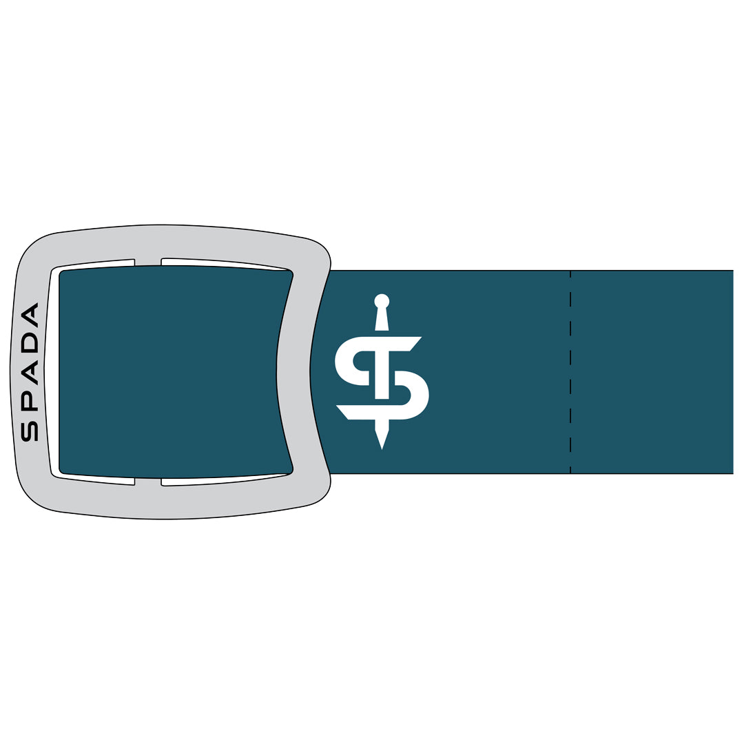 Spada Ejector Belt Steel Blue FREE UK Delivery, FREE 365 Day Returns | Moto Central