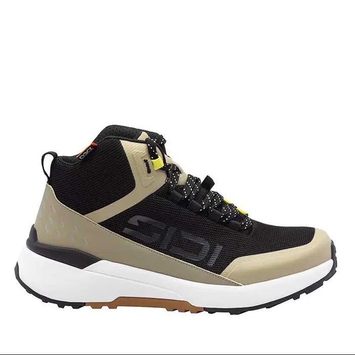 Sidi Nucleus Air CE Short Boots Black / Dark Sand FREE UK Delivery, FREE 365 Day Returns | Moto Central