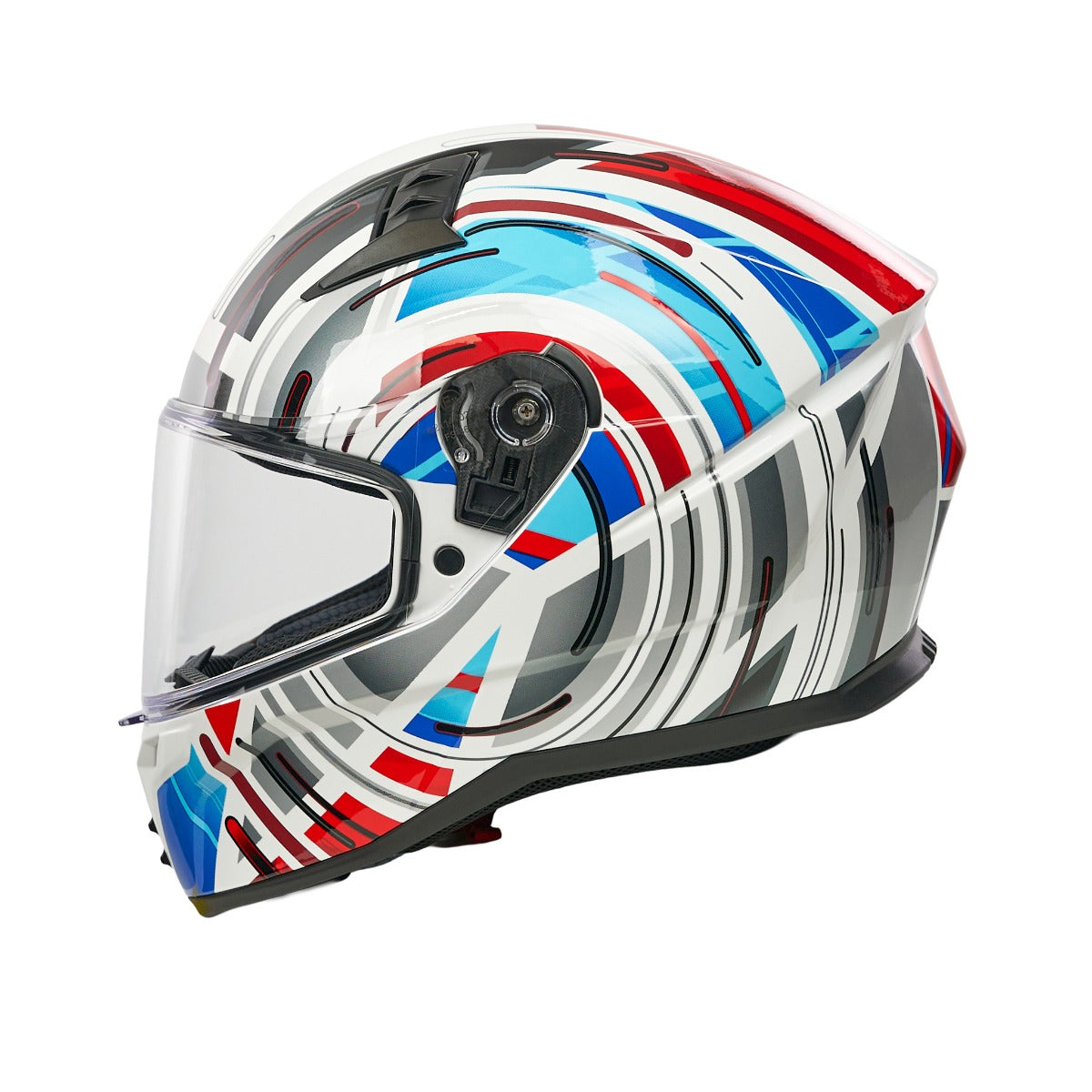 Spada Raiden 3 Cyclone White / Red / Blue FREE UK Delivery, FREE 365 Day Returns | Moto Central