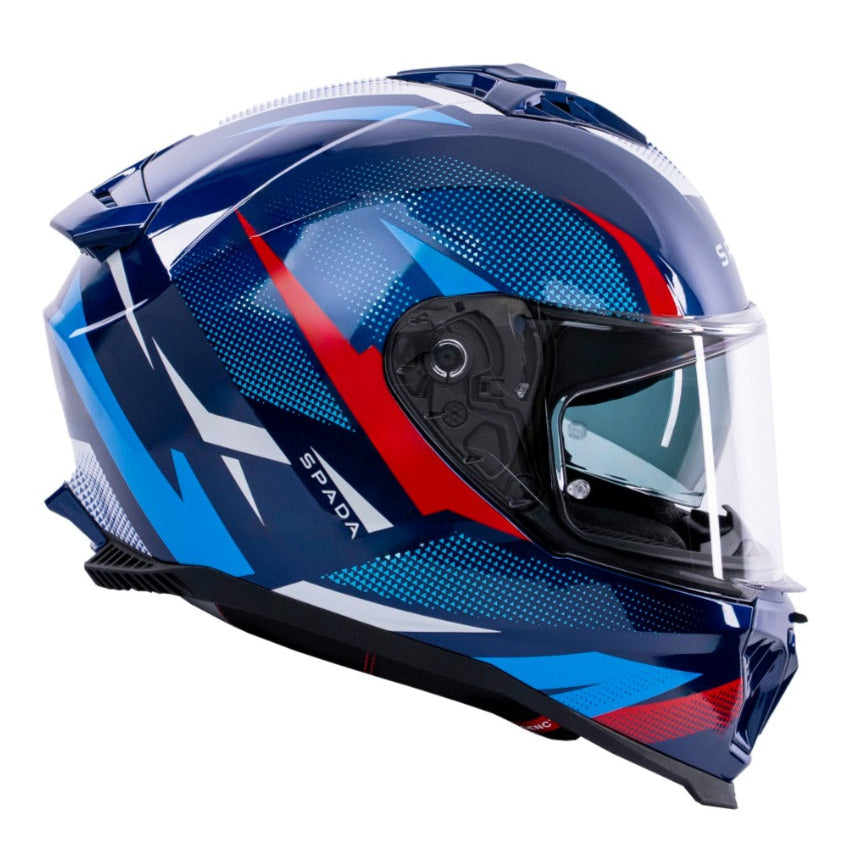 Spada SP18 Vertex Blue / Red / White FREE UK Delivery, FREE 365 Day Returns | Moto Central