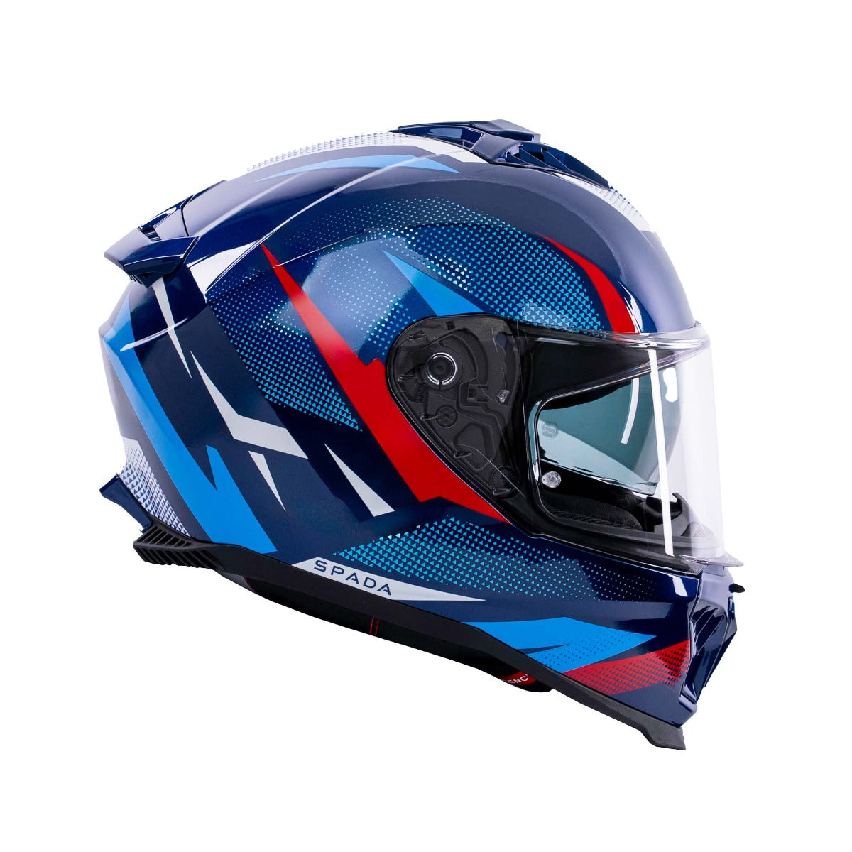 Spada SP18 Vertex Blue / Red / White FREE UK Delivery, FREE 365 Day Returns | Moto Central