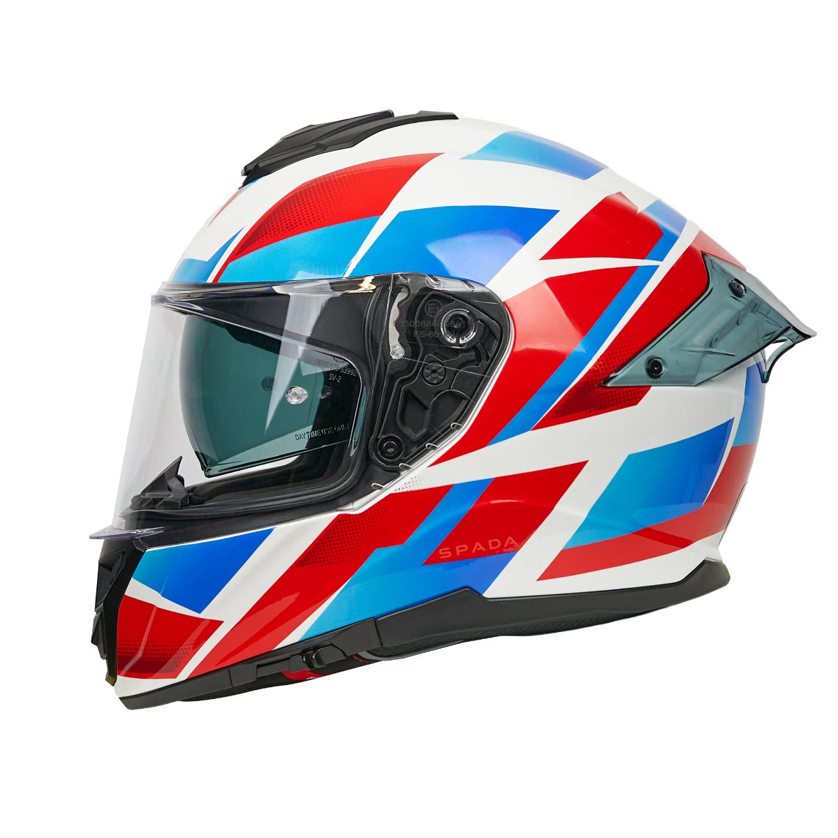 Spada Blade Sabre White / Blue / Red FREE UK Delivery, FREE 365 Day Returns | Moto Central