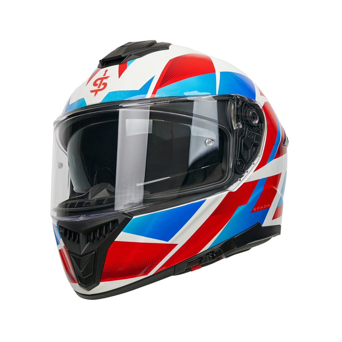 Spada Blade Sabre White / Blue / Red FREE UK Delivery, FREE 365 Day Returns | Moto Central