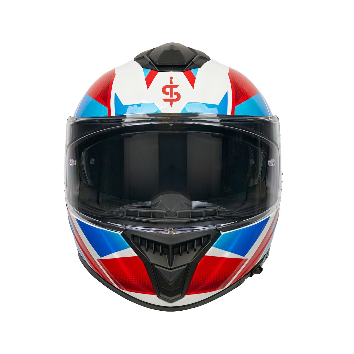 Spada Blade Sabre White / Blue / Red FREE UK Delivery, FREE 365 Day Returns | Moto Central