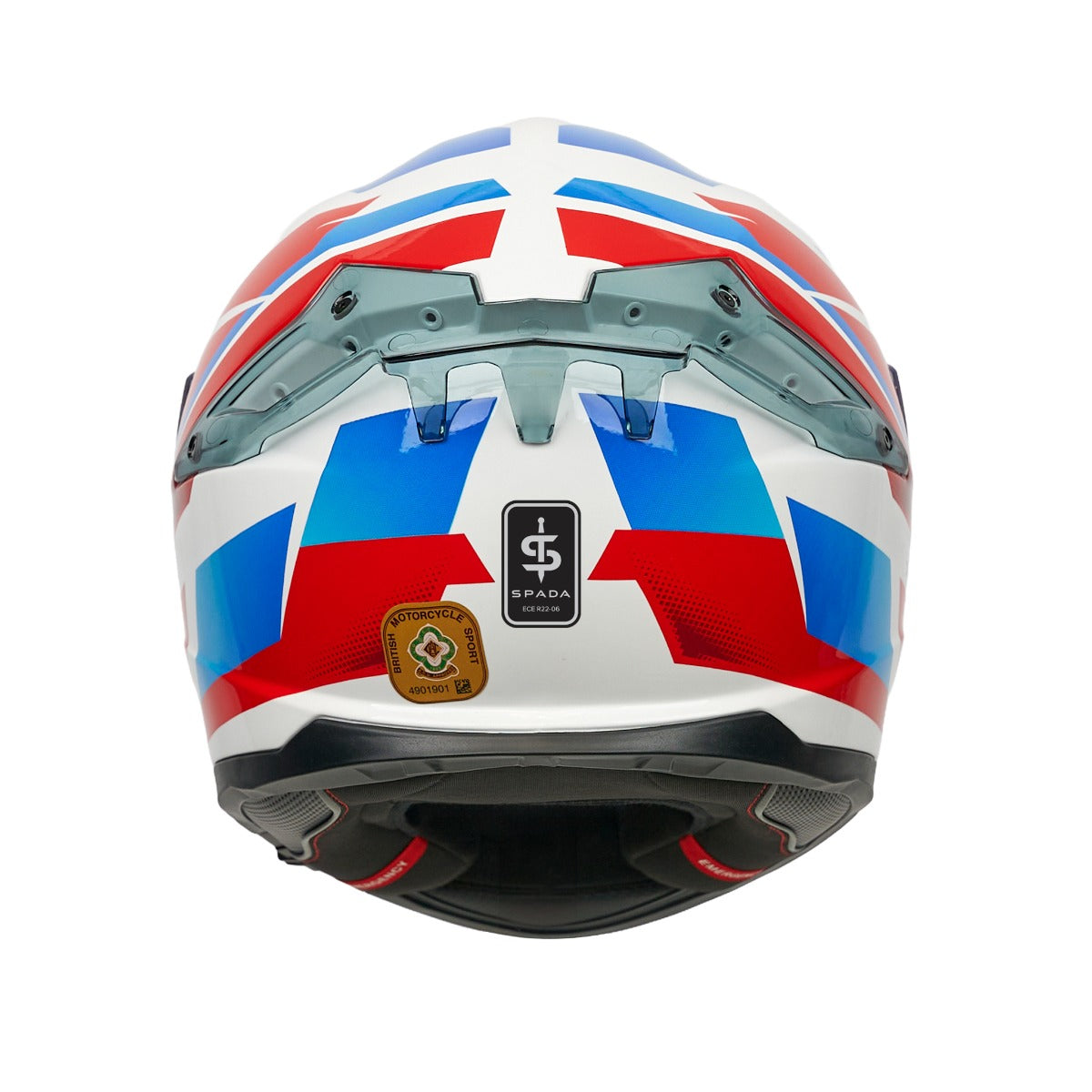 Spada Blade Sabre White / Blue / Red FREE UK Delivery, FREE 365 Day Returns | Moto Central