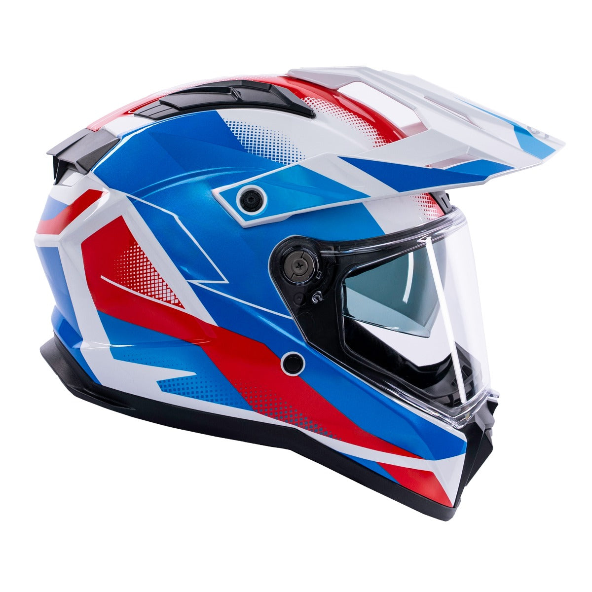 Spada Trailhawk Raptor Red / Blue / White FREE UK Delivery, FREE 365 Day Returns | Moto Central