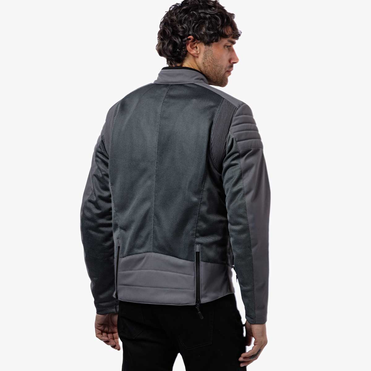 Spada Cafe Air CE Textile Jacket Ultimate Grey FREE UK Delivery, FREE 365 Day Returns | Moto Central