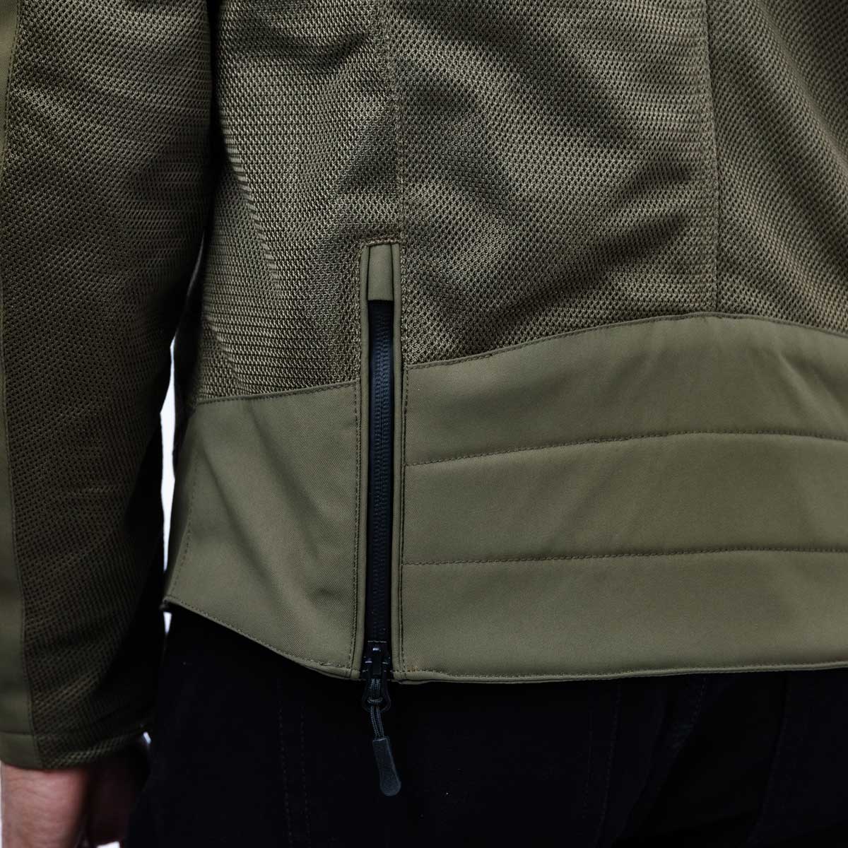 Spada Cafe Air CE Textile Jacket Olive Green FREE UK Delivery, FREE 365 Day Returns | Moto Central
