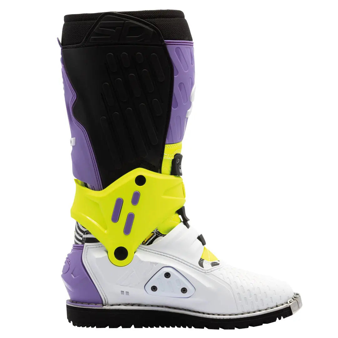 Sidi Crossair CE Boots Billy Bolt LE Purple / Yellow FREE UK Delivery, FREE 365 Day Returns | Moto Central