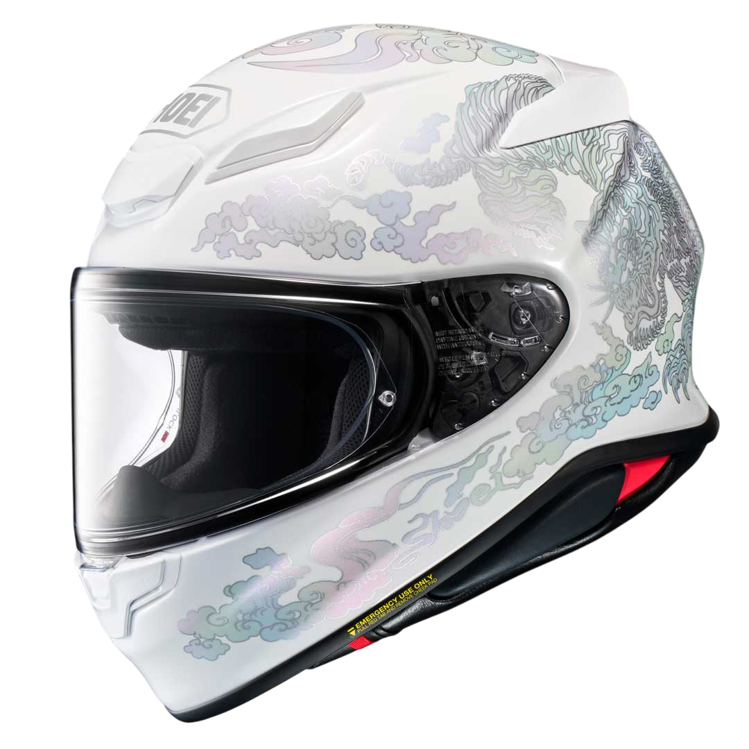 Shoei NXR2 Fearless TC6 White / Grey FREE UK Delivery, FREE 365 Day Returns | Moto Central