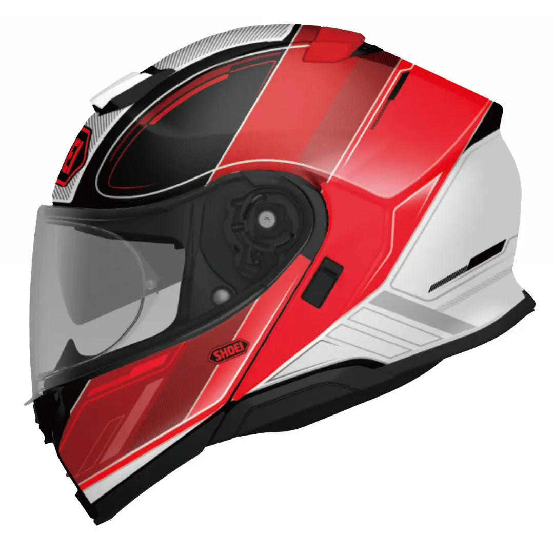 Shoei Neotec 3 Sharpen TC1 Red FREE UK Delivery, FREE 365 Day Returns | Moto Central
