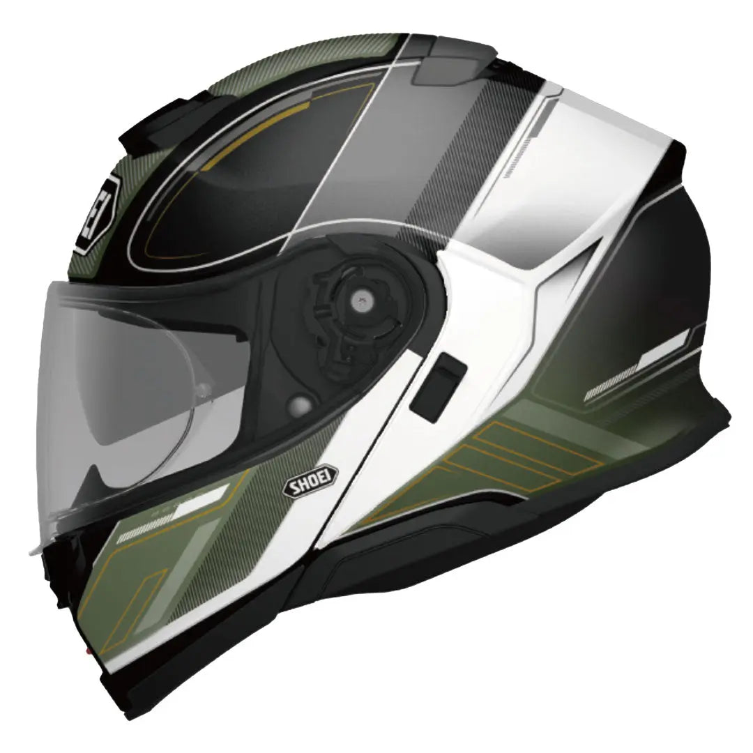 Shoei Neotec 3 Sharpen TC11 Green / Black FREE UK Delivery, FREE 365 Day Returns | Moto Central