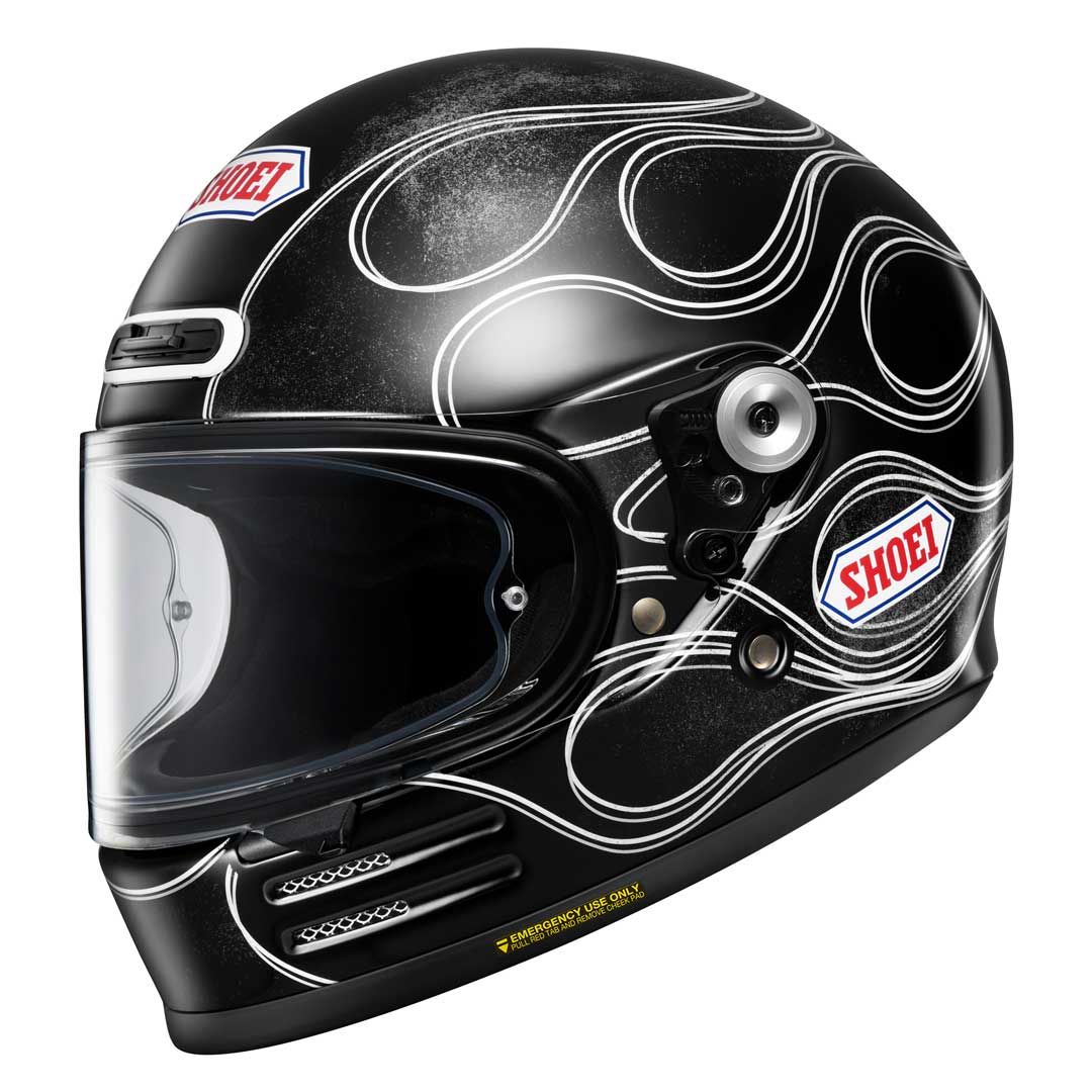 Shoei Glamster 06 Blast TC5 Black FREE UK Delivery, FREE 365 Day