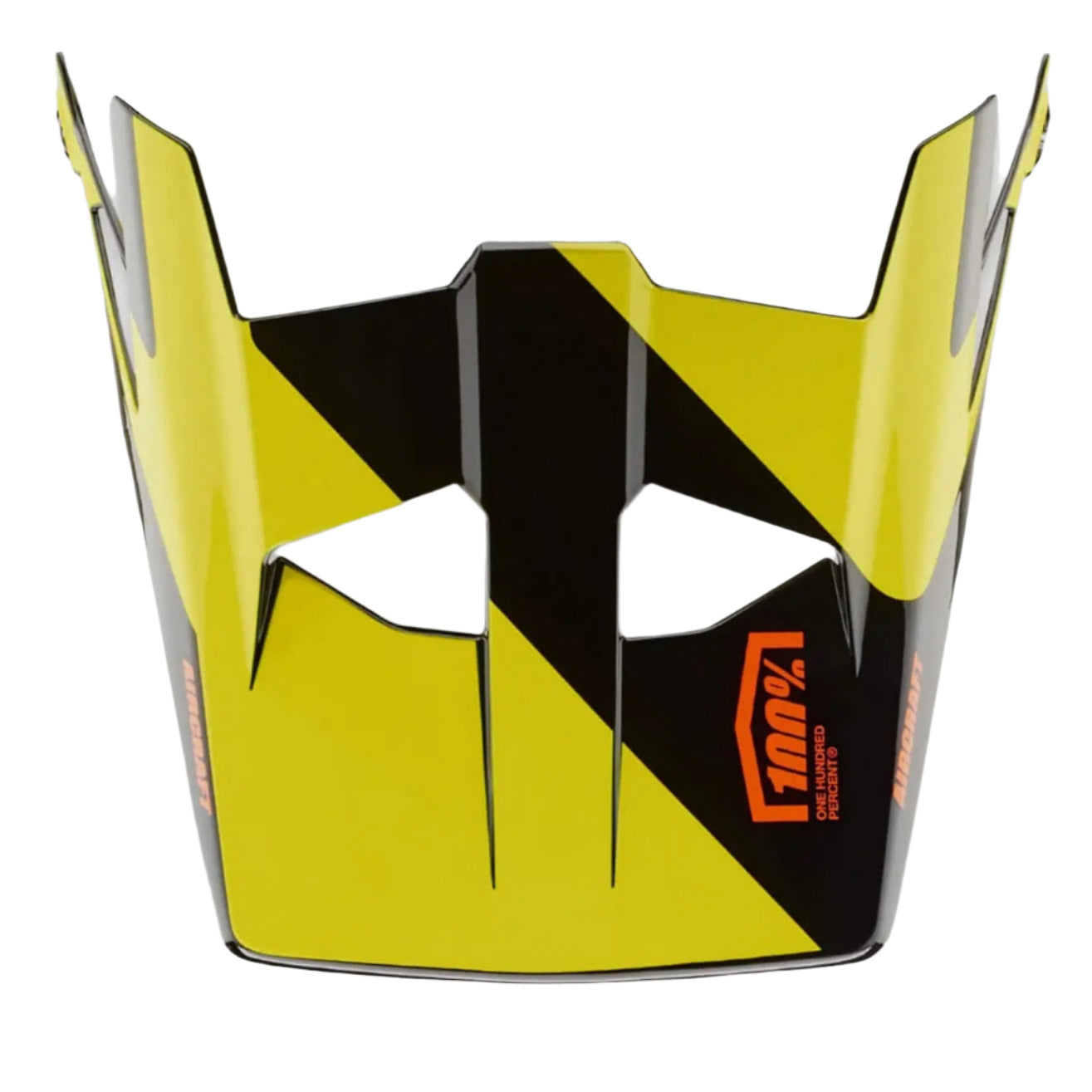 100% Aircraft Replacement Visor LTD Neon Yellow - FREE UK Shipping, FREE 365 Day Returns | Moto Central