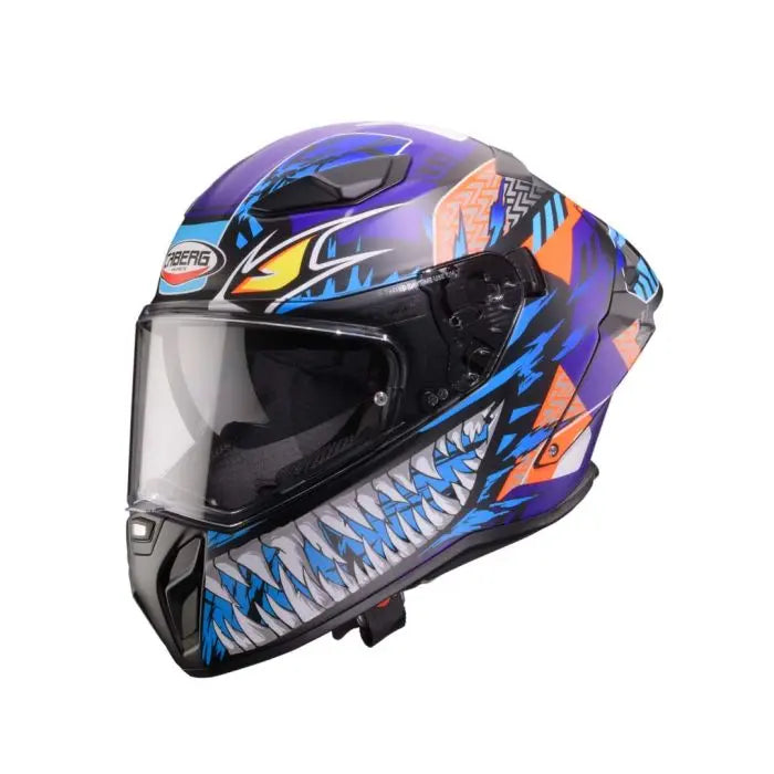 Caberg Drift Evo 2 Nobo Matt Black / Fluo Red / Blue / Purple FREE UK Delivery, FREE 365 Day Returns | Moto Central