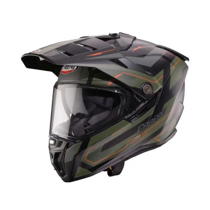 Caberg Tanami Ranger Matt Black / Military Green / Orange FREE UK Delivery, FREE 365 Day Returns | Moto Central