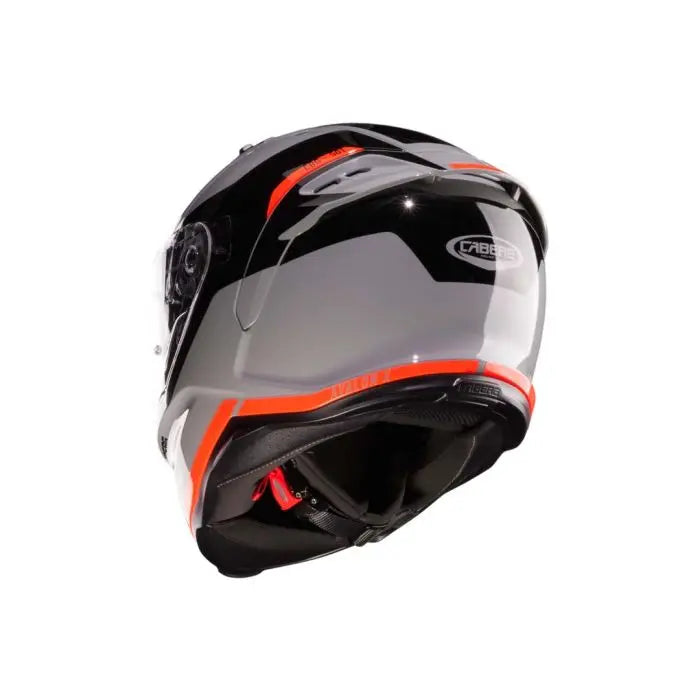 Caberg Avalon X Pure Grey / Black / Fluo Red FREE UK Delivery, FREE 365 Day Returns | Moto Central