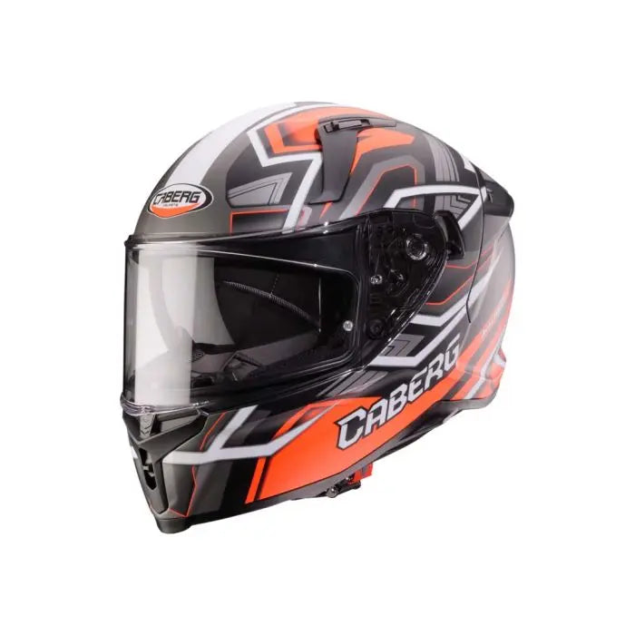 Caberg Avalon X Brama Matt Black / Fluo Red / Anthracite FREE UK Delivery, FREE 365 Day Returns | Moto Central