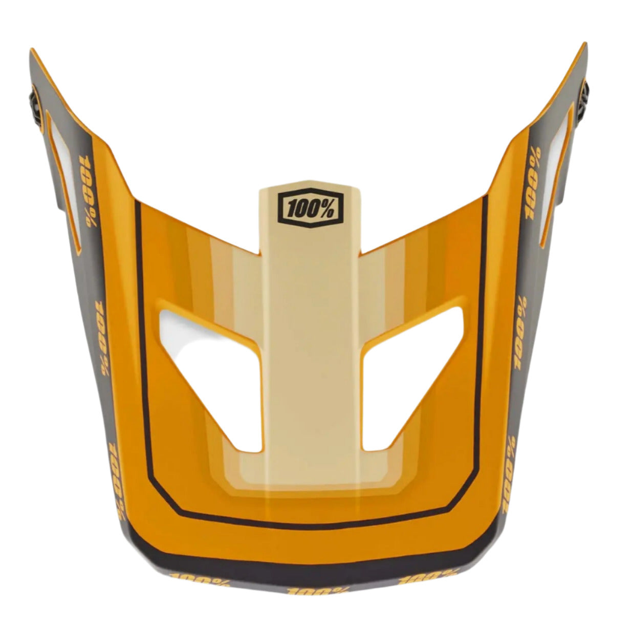 100% Status Replacement Visor Topenga Orange/Black - FREE UK Shipping, FREE 365 Day Returns | Moto Central