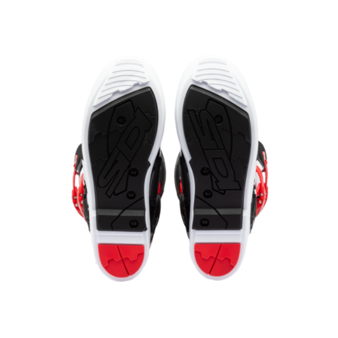 Sidi Crossfire 3 SRS CE Boots White / Black / Red - FREE UK Delivery, FREE 365 Day Returns | Moto Central