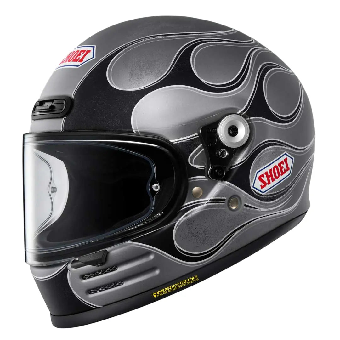 Shoei Glamster 06 Blast TC10 Matt Grey FREE UK Delivery, FREE 365 Day Returns | Moto Central