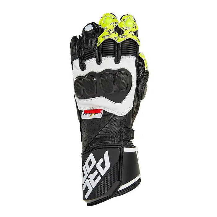 Arc-On 034 RS CE Leather Gloves Black / White / Yellow