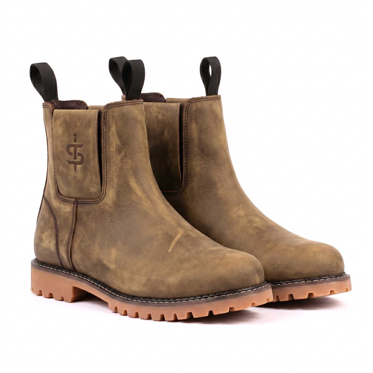 Spada Highbury CE Chelsea Boots Walnut Brown FREE UK Delivery, FREE 365 Day Returns | Moto Central