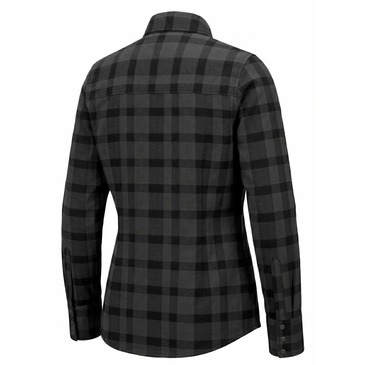 Spada Ember CE Ladies Checkered Shirt Black / Grey FREE UK Delivery, FREE 365 Day Returns | Moto Central
