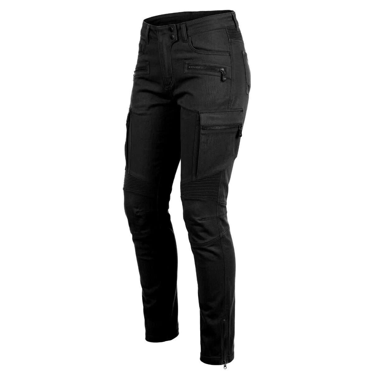 Spada Glide CE Ladies Utility Textile Trouser Fuel Black FREE UK Delivery, FREE 365 Day Returns | Moto Central