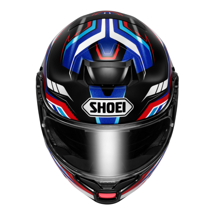 Shoei Neotec 3 Voryx TC-10 Blue / Red / White FREE UK Delivery, FREE 365 Day Returns | Moto Central