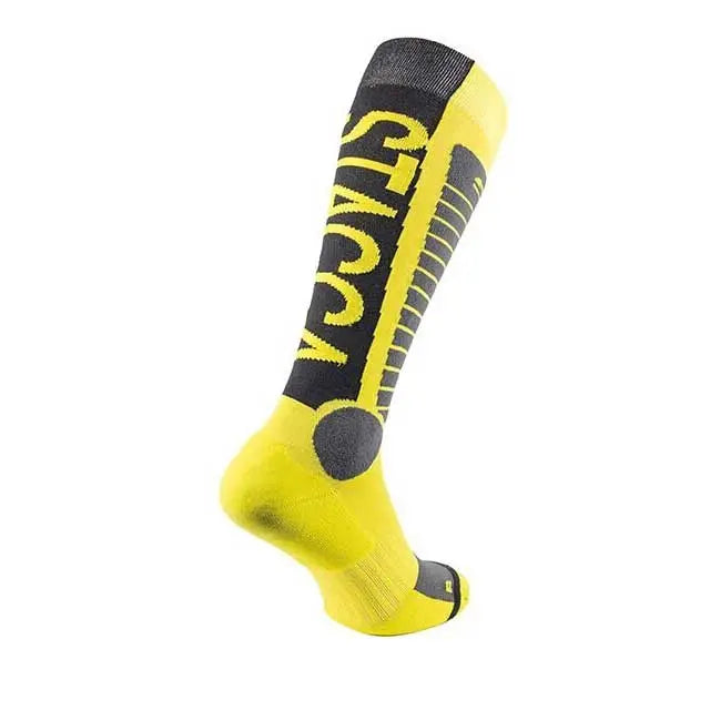Sidi Rapidus Socks Yellow / Grey / Black FREE UK Delivery, FREE 365 Day Returns | Moto Central