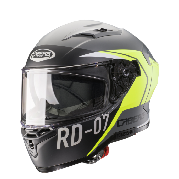 Caberg Gladio Sonic Matt Gunmetal / Black / Fluo Yellow / White