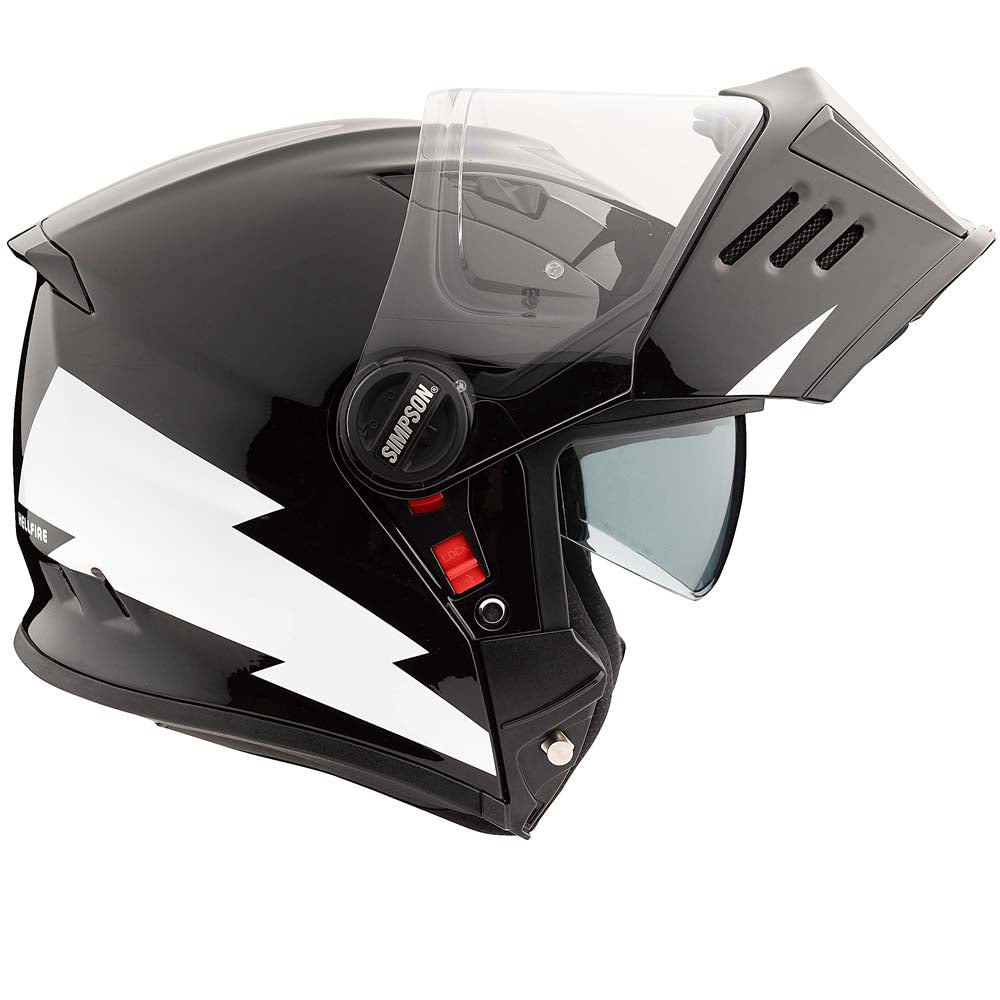 Simpson Darksome Hellfire Black / White