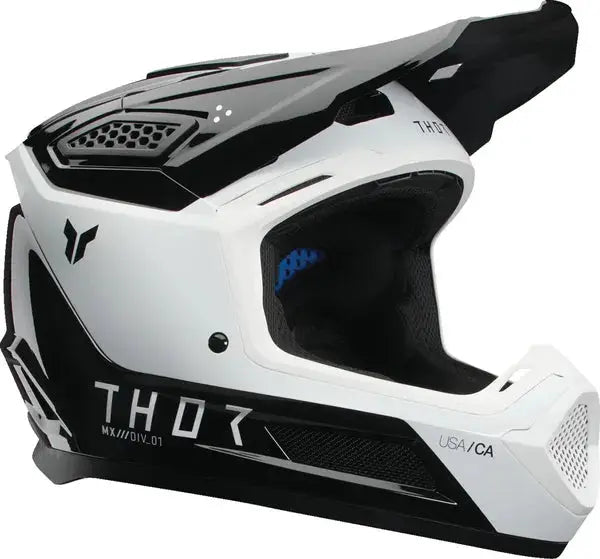 Thor Fleet Storm Black / White - FREE UK Shipping, FREE 365 Day Returns | Moto Central